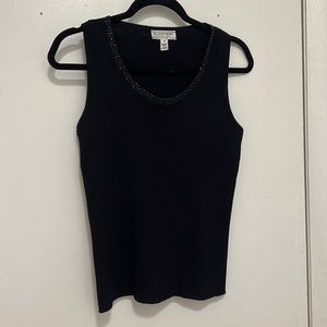 ST.JOHN SPORT By Marie Gray Black Wool Tank Size Small